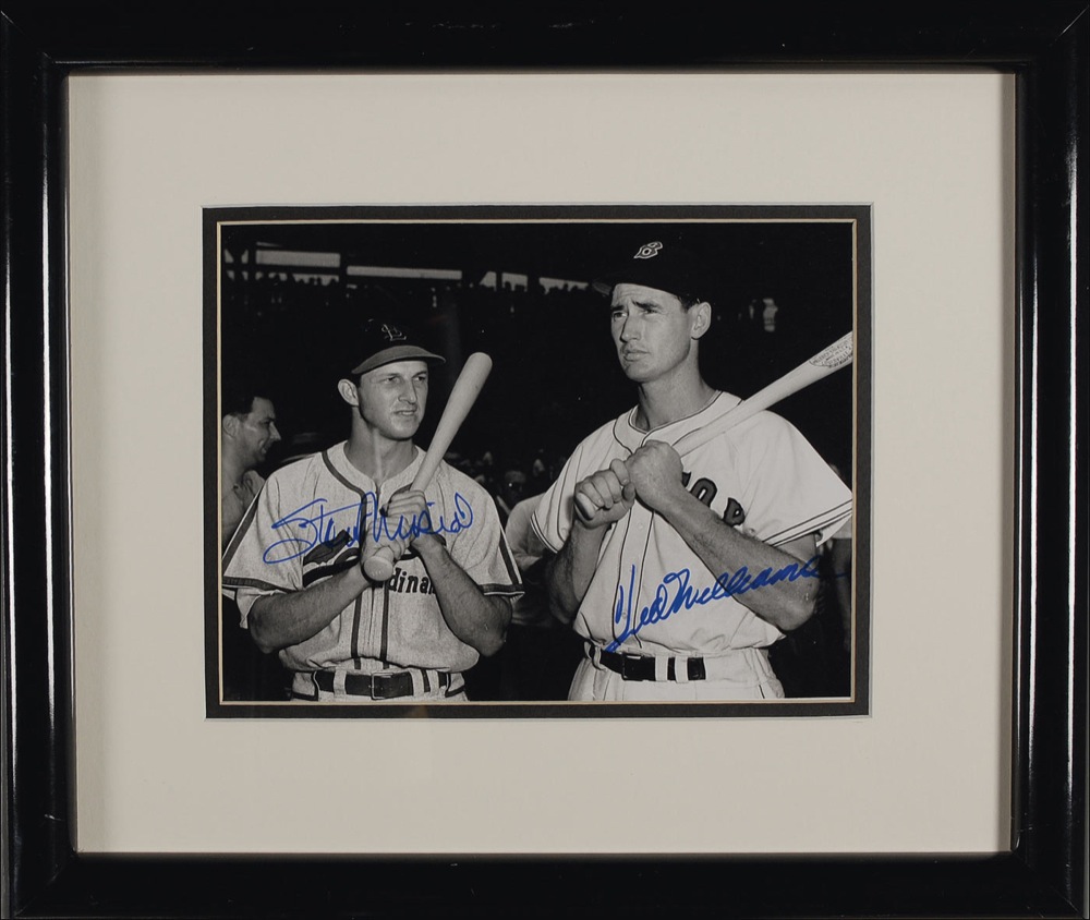 Lot #1416 Ted Williams and Stan Musial