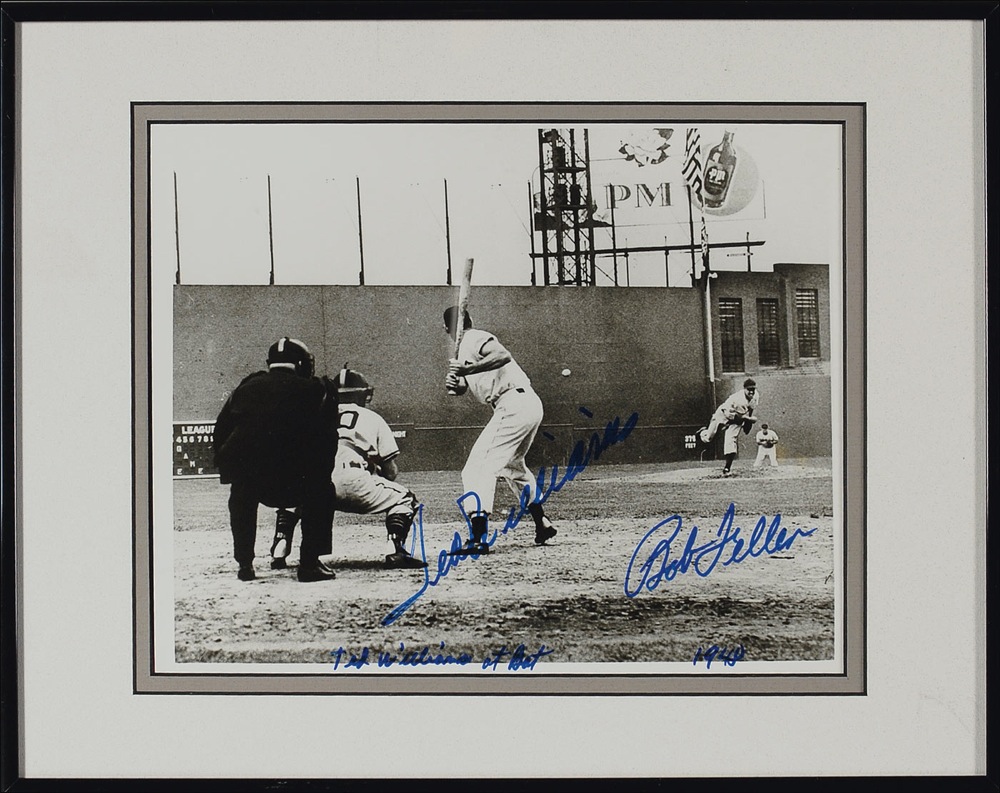 Lot #1414 Ted Williams and Bob Feller