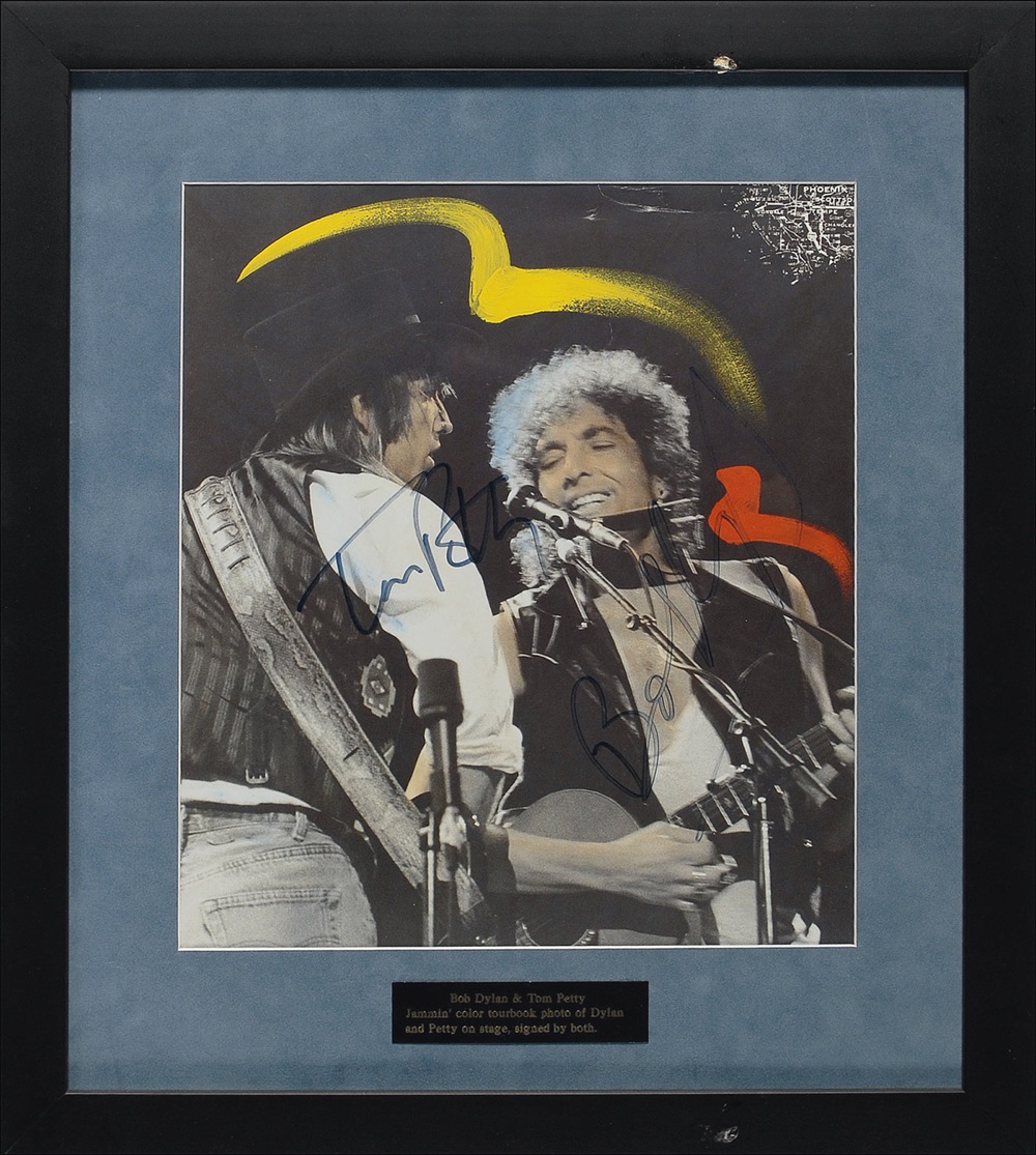 Lot #832 Bob Dylan and Tom Petty