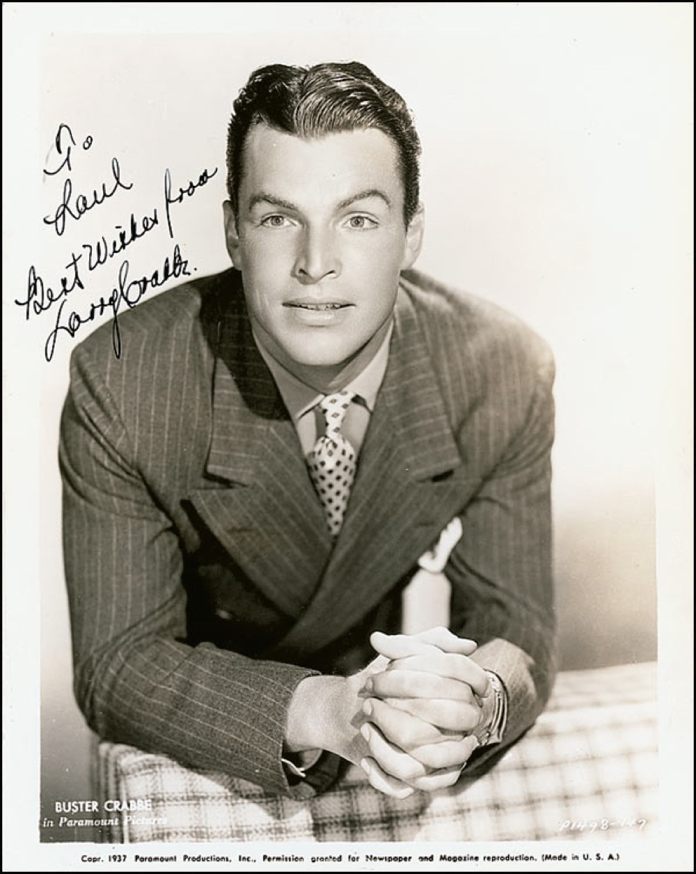 Lot #147 Buster Crabbe