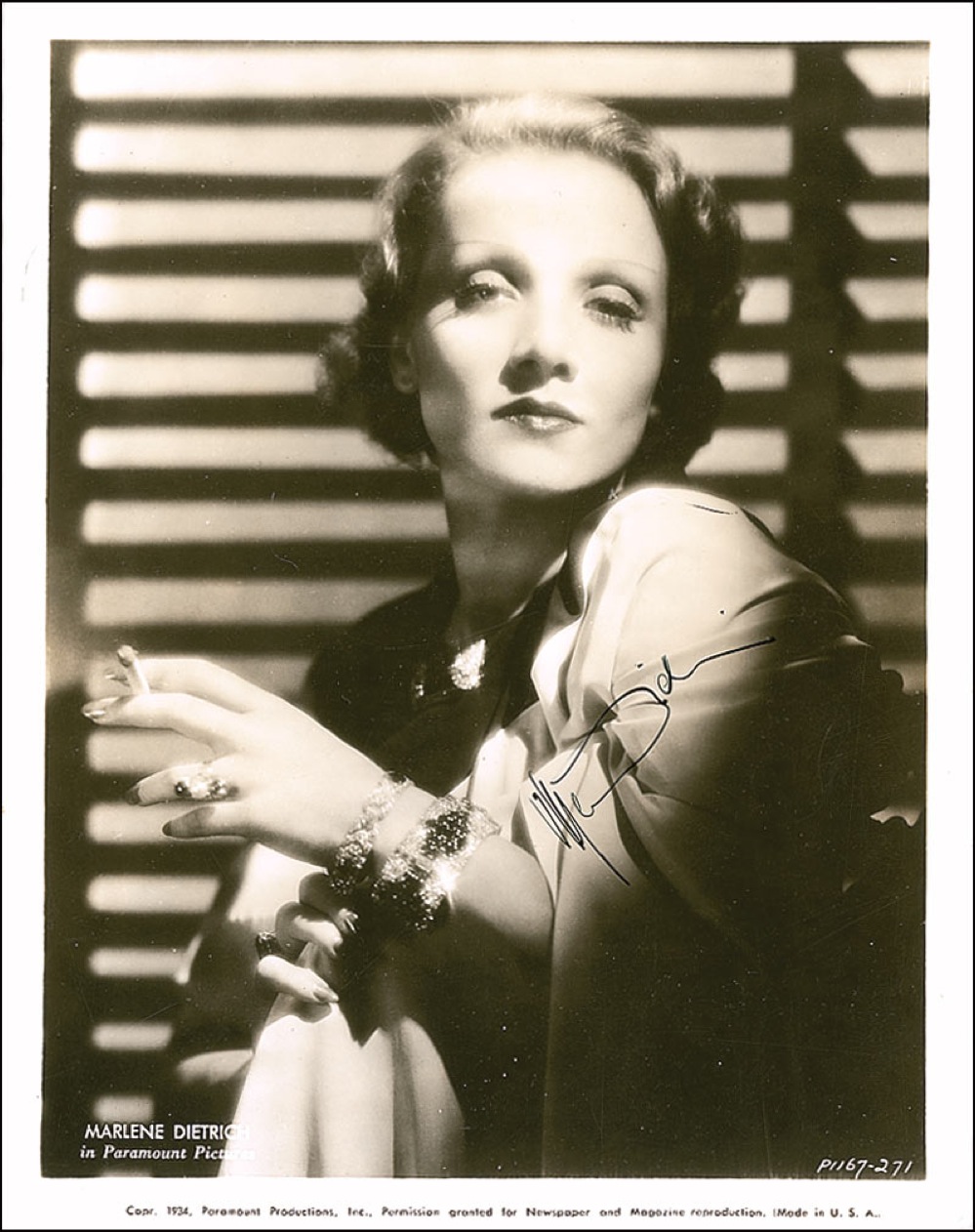 Lot #33 Marlene Dietrich