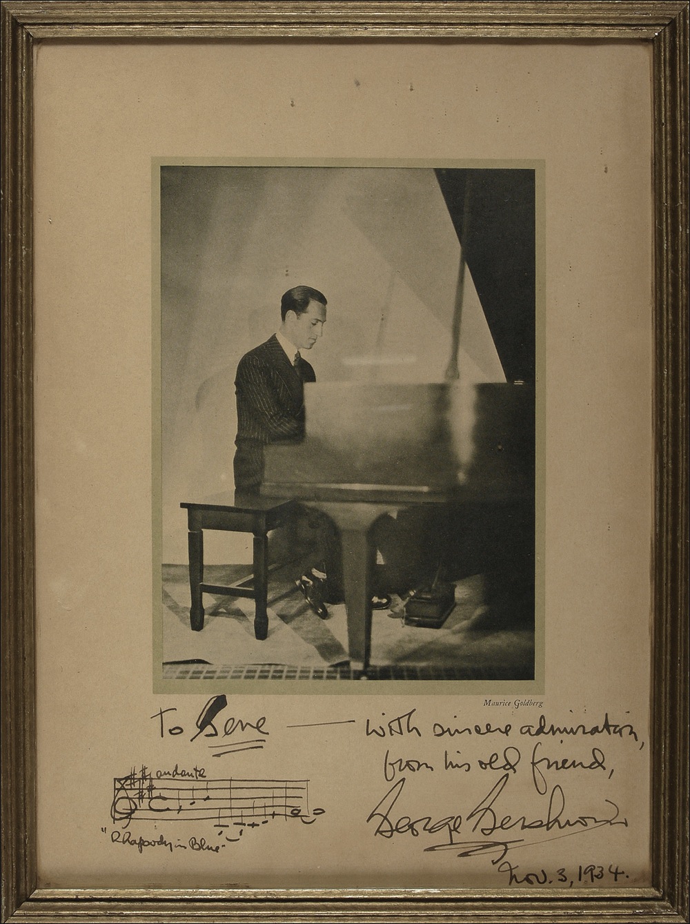 Lot #839 George Gershwin
