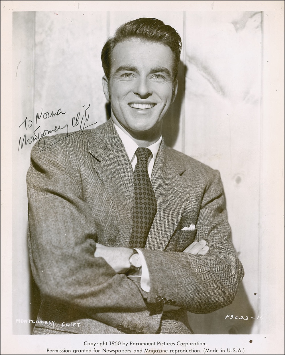 Lot #443 Montgomery Clift