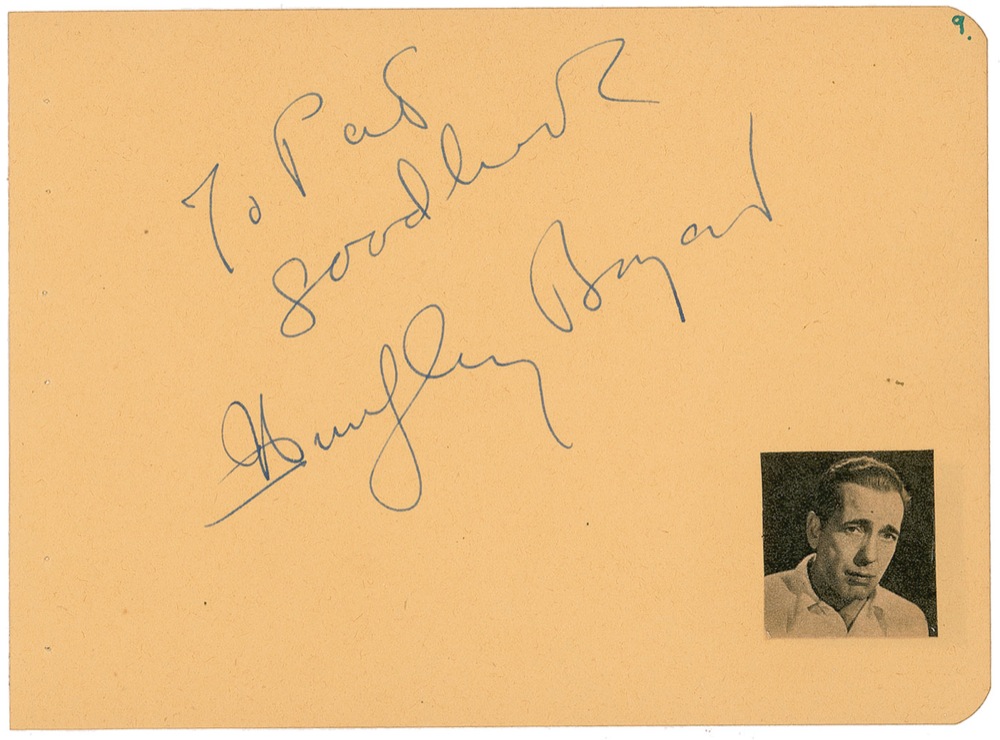 Lot #944 Humphrey Bogart