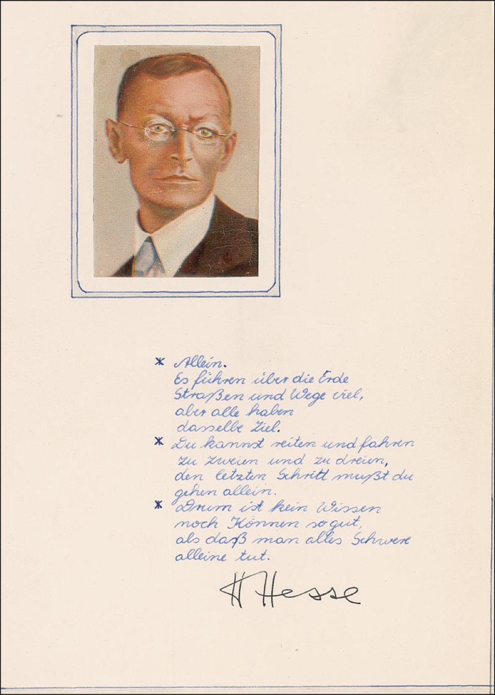 Lot #311 Hermann Hesse