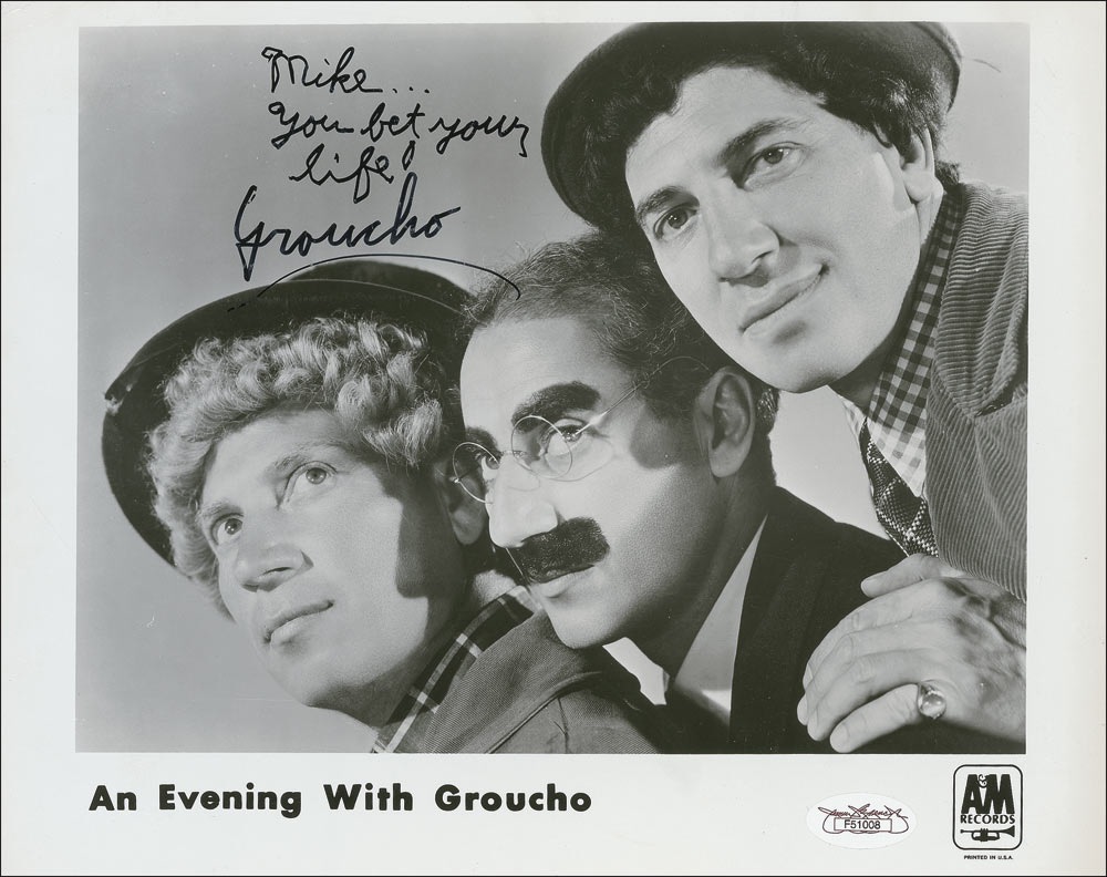 Lot #1069 Groucho Marx