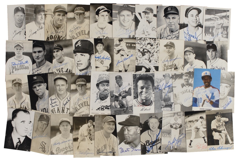 Lot #1169 Baseball Hall of Famers