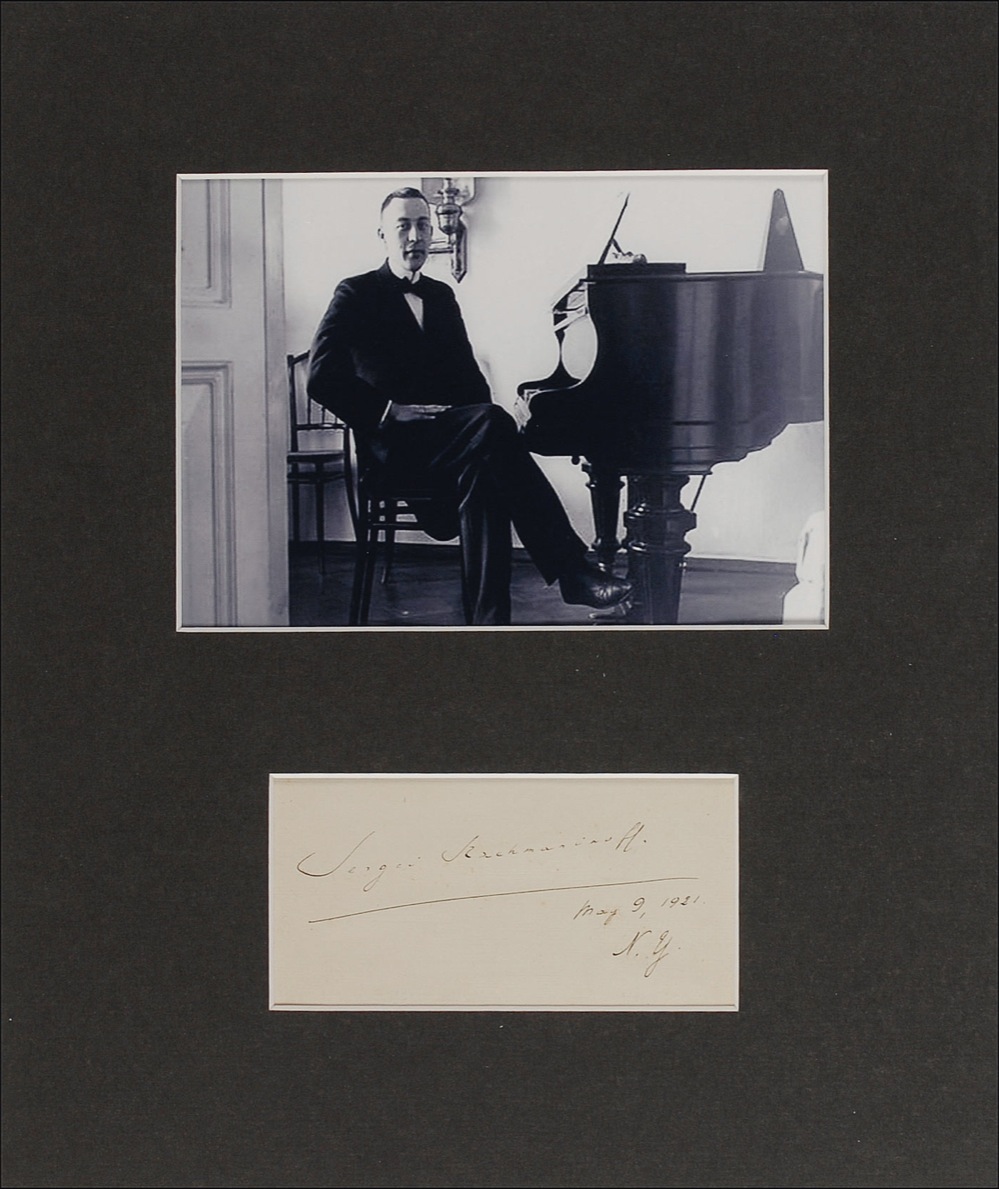 Lot #780 Sergei Rachmaninoff
