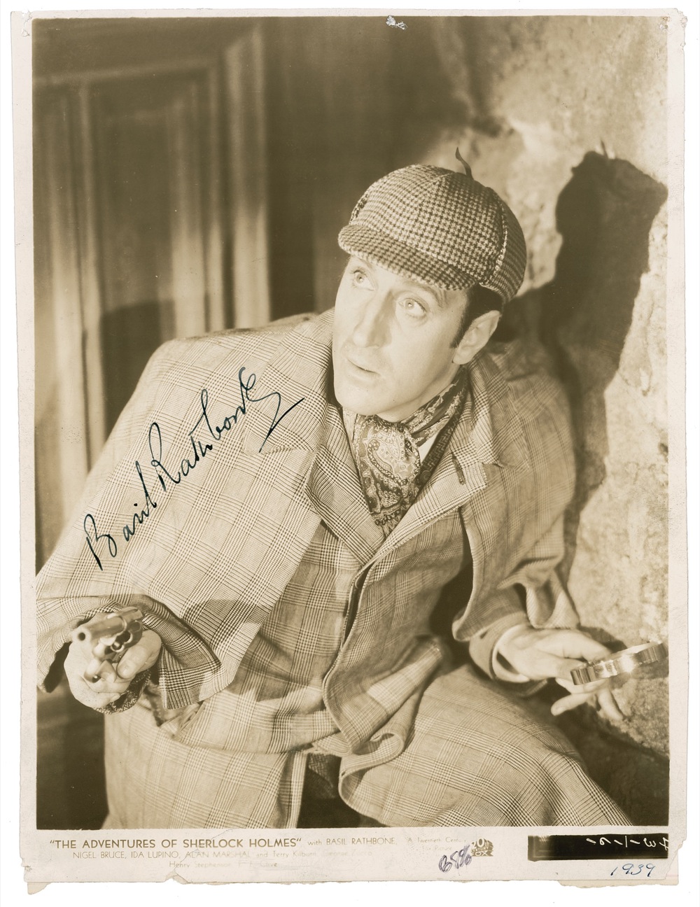 Lot #449  Sherlock Holmes: Basil Rathbone