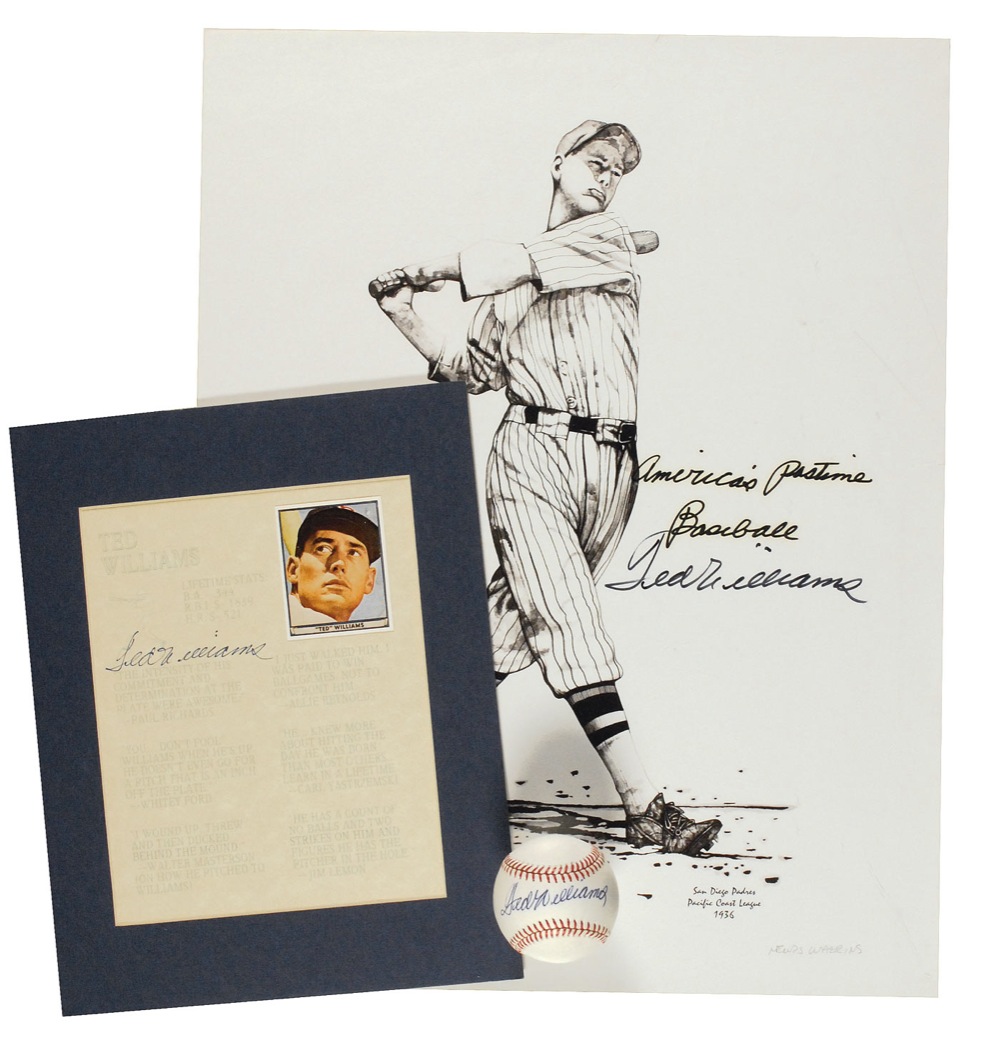 Lot #1570 Ted Williams