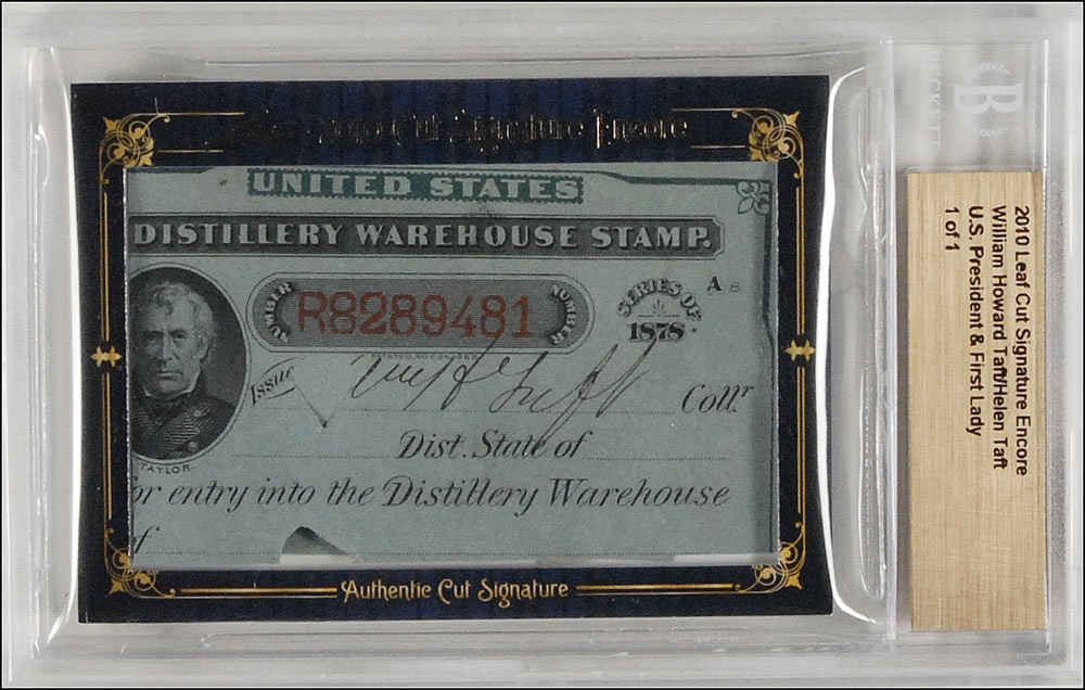 Lot #138 William H. and Helen Taft