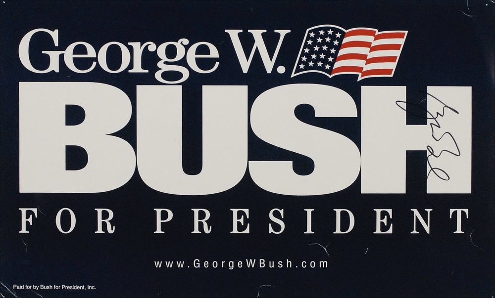 Lot #9 George W. Bush