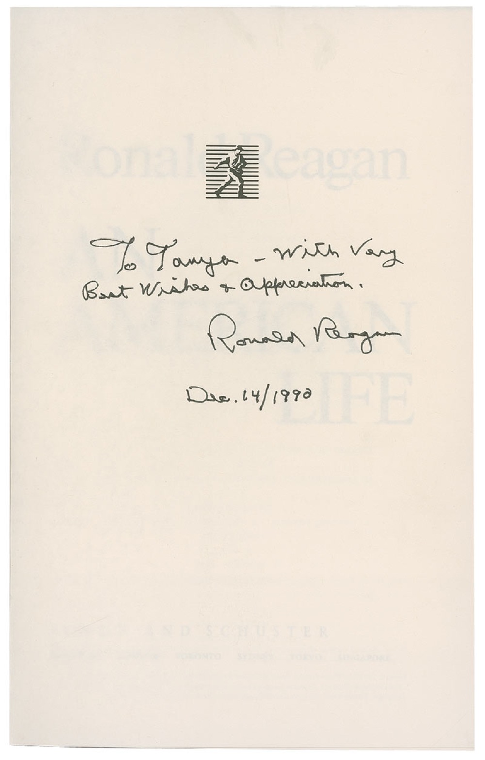 Lot #126 Ronald Reagan