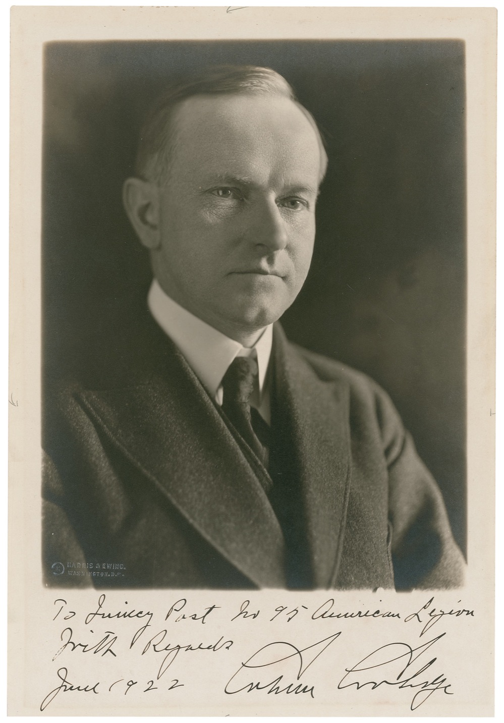 Lot #21 Calvin Coolidge