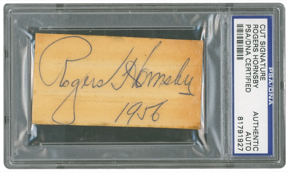 Lot #1398 Rogers Hornsby