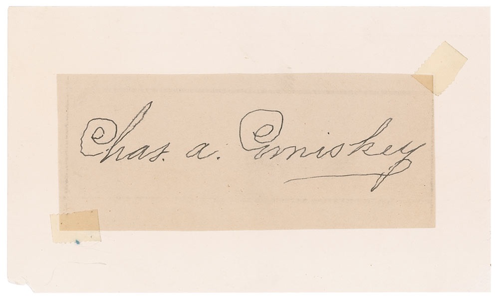 Lot #1305 Charles A. Comiskey