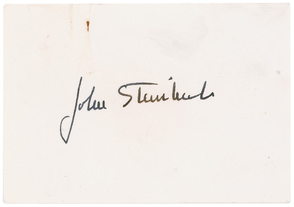 Lot #540 John Steinbeck