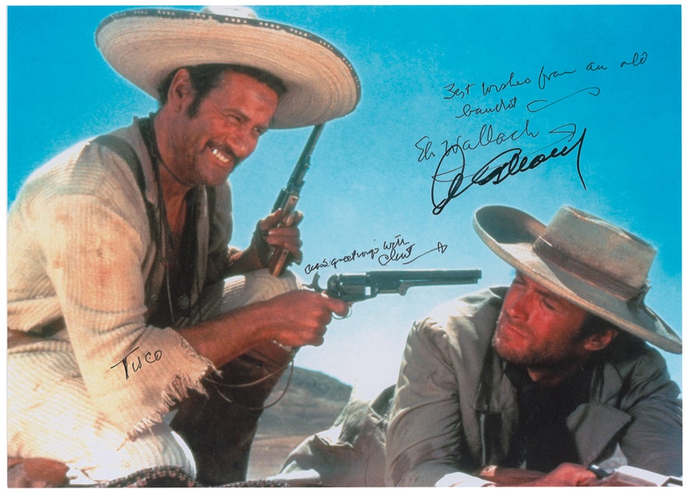 Lot #916 Clint Eastwood and Eli Wallach
