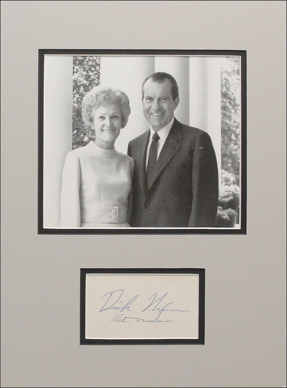Lot #97 Richard and Pat Nixon