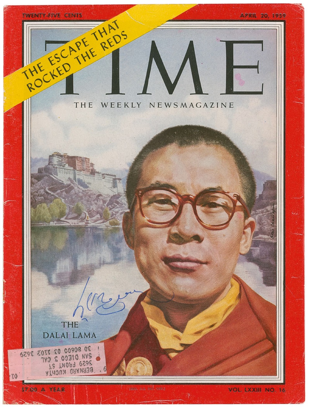 Lot #177 Dalai Lama