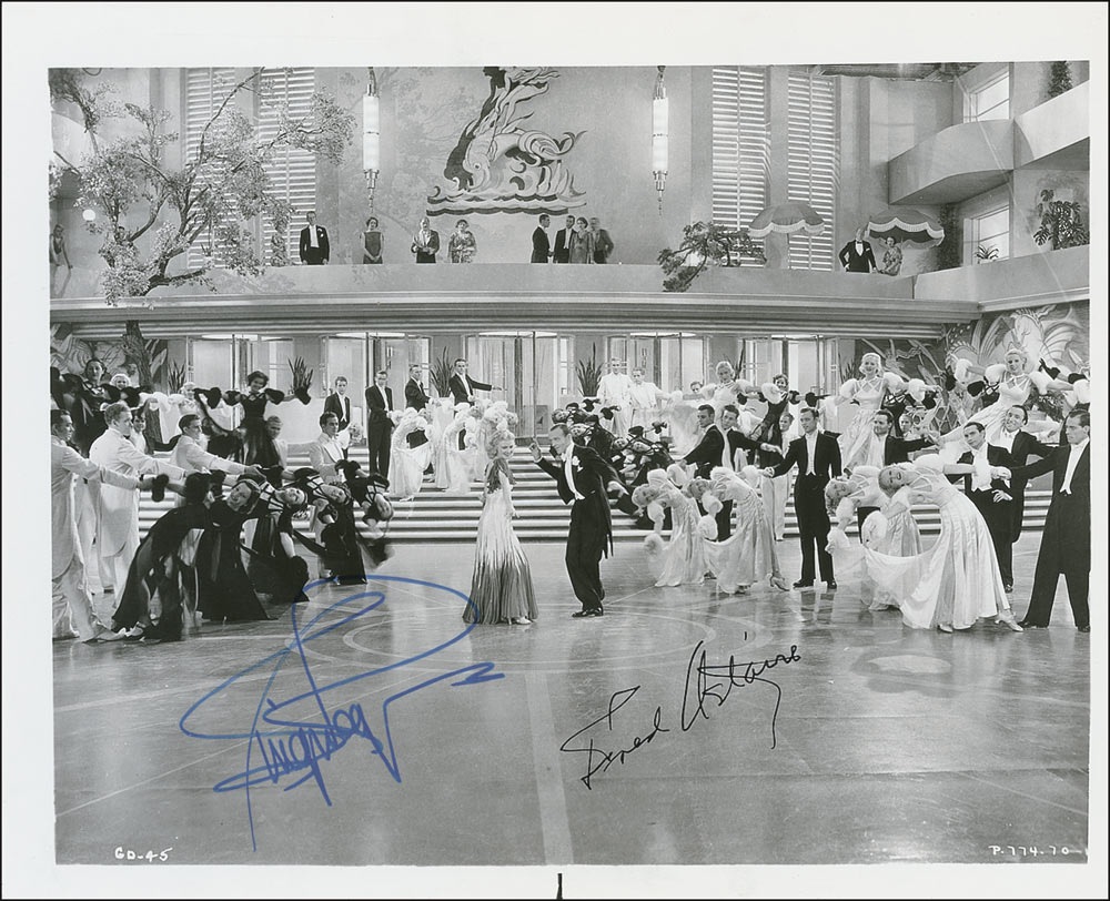 Lot #819 Fred Astaire and Ginger Rogers