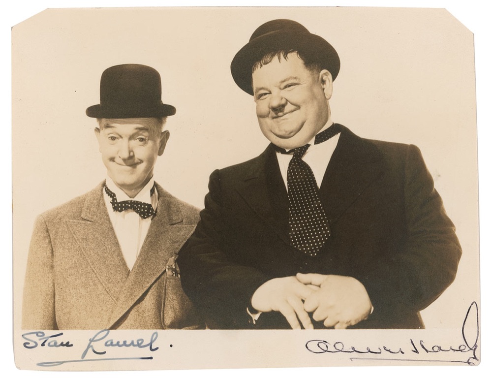 Lot #1026 Laurel and Hardy
