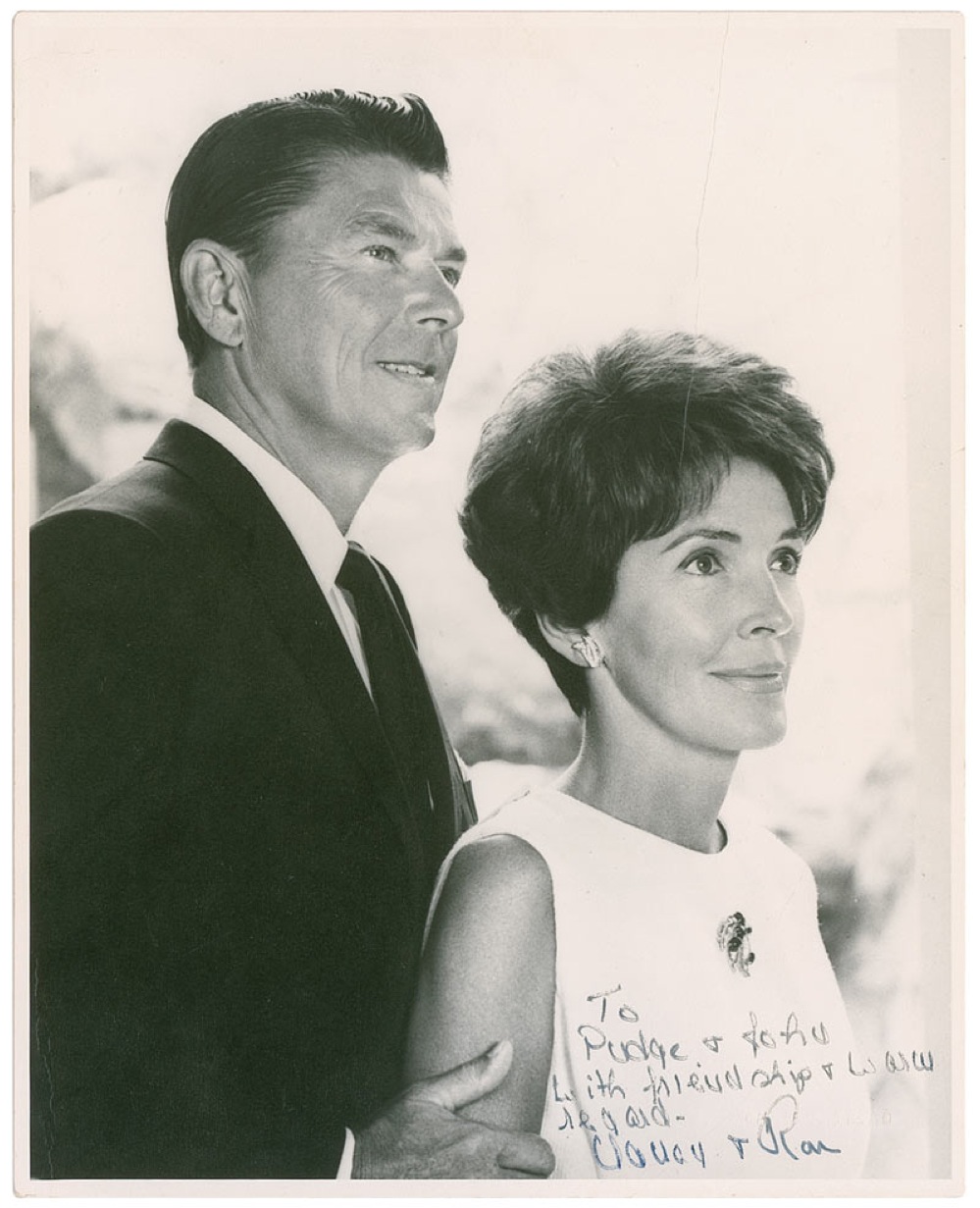 Lot #109 Ronald and Nancy Reagan
