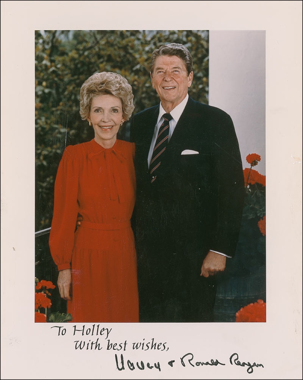 Lot #133 Ronald and Nancy Reagan