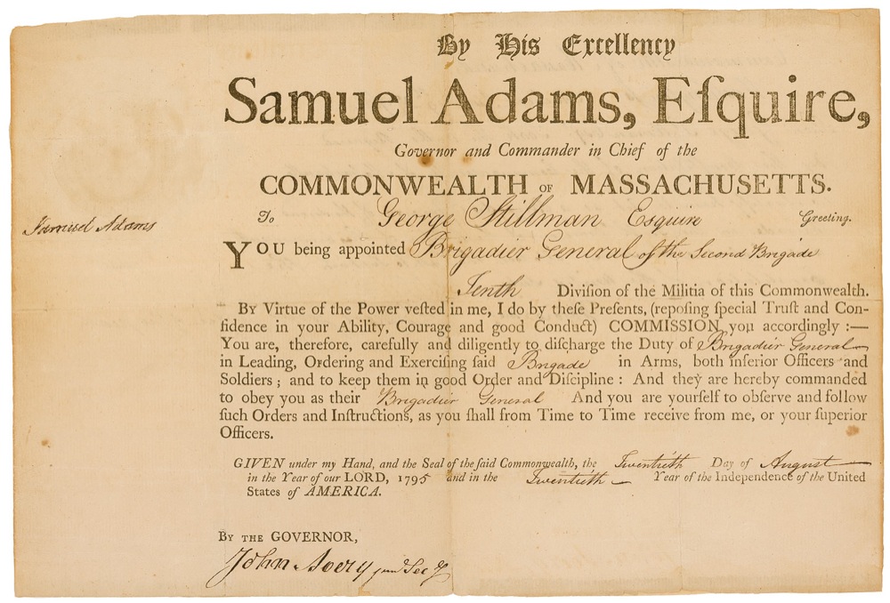 Lot #183 Samuel Adams