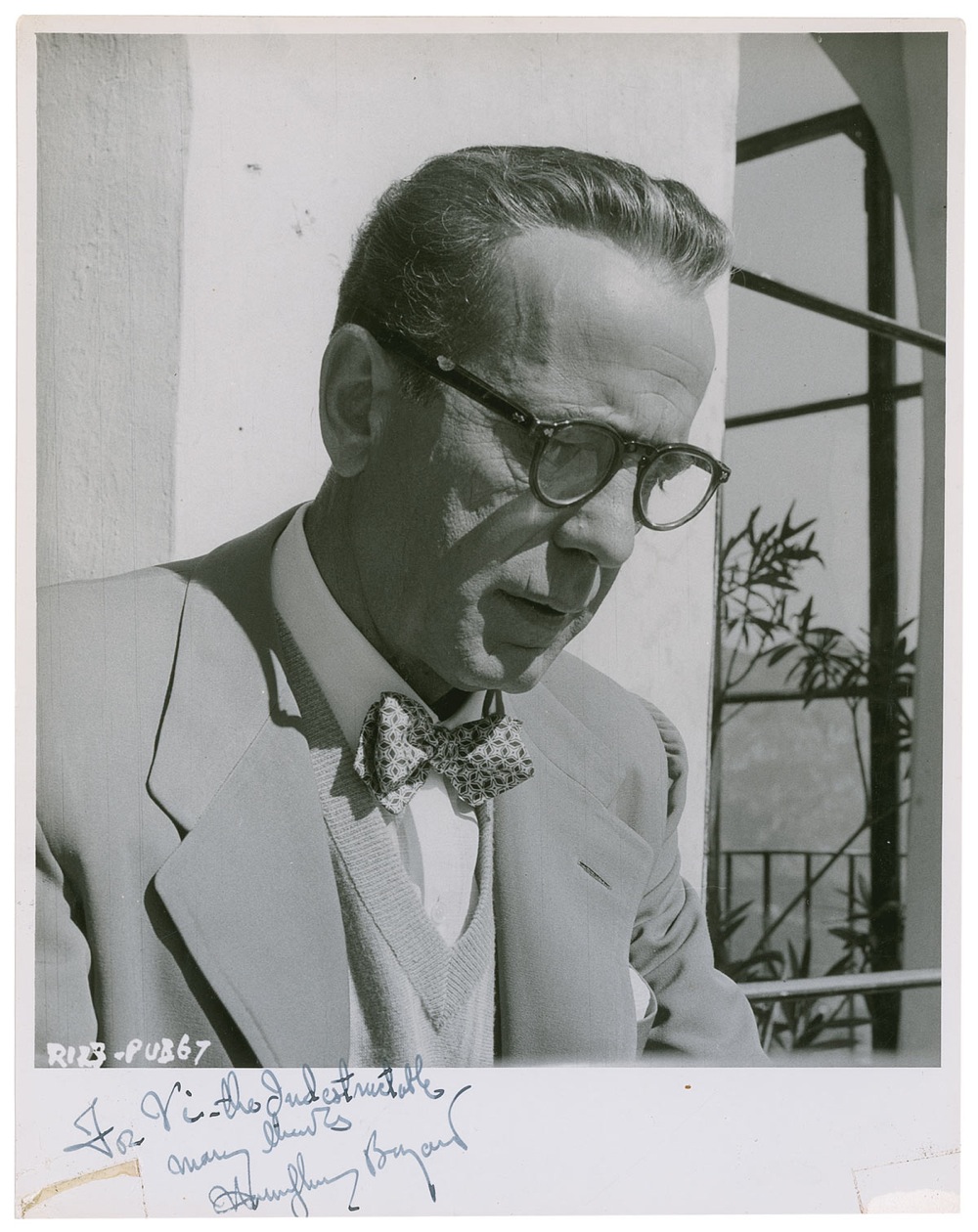 Lot #1015 Humphrey Bogart