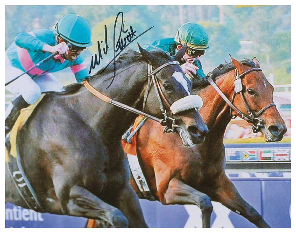 Lot #1413 Horse Racing: Mike Smith