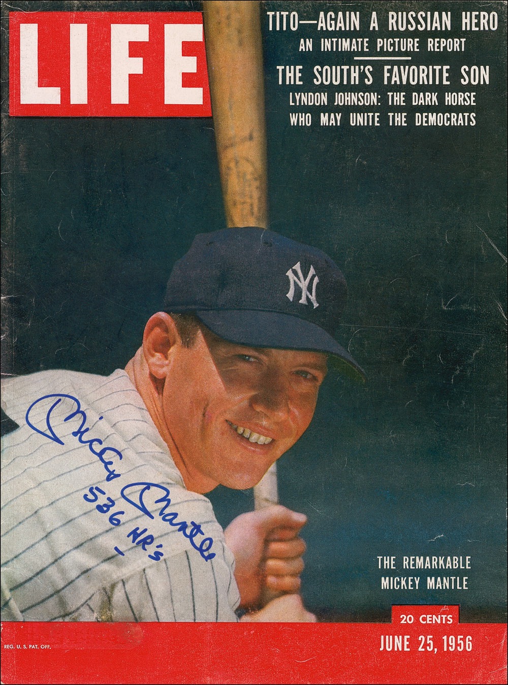 Lot #1450 Mickey Mantle