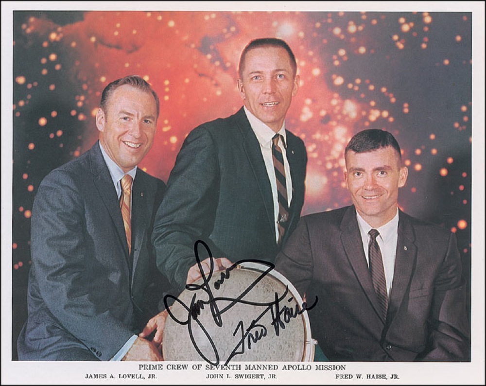 Lot #534 Fred Haise and James Lovell