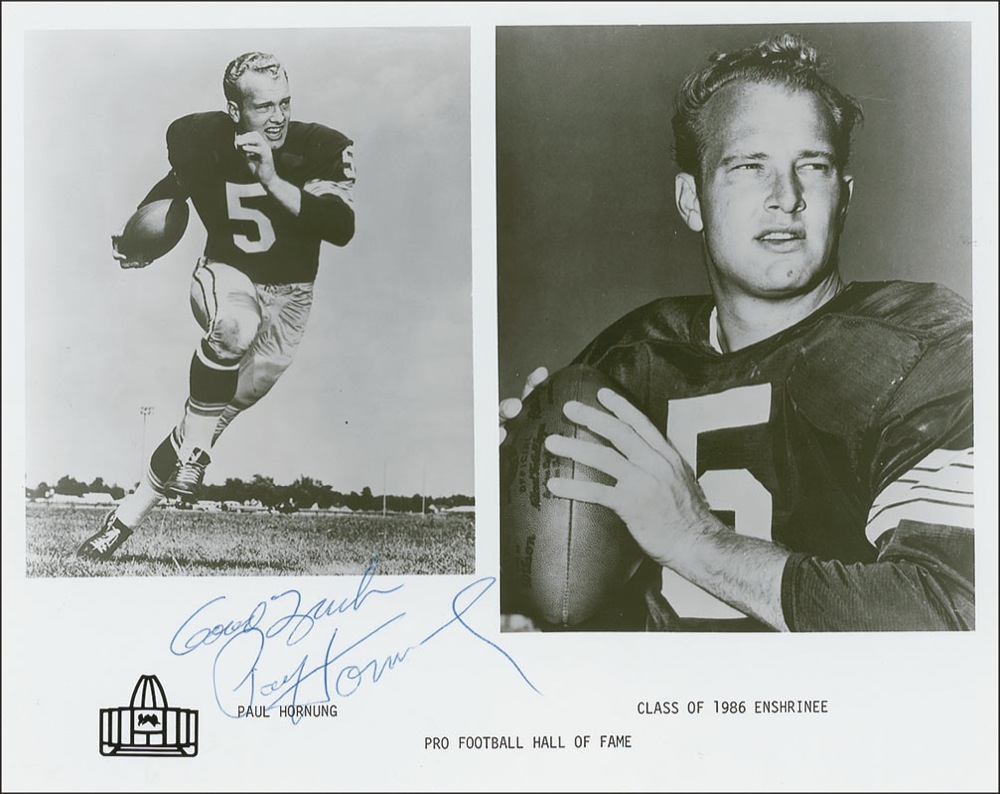 Lot #1393 Green Bay Packers Hall of Famers