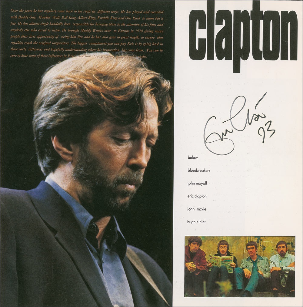 Lot #823 Eric Clapton