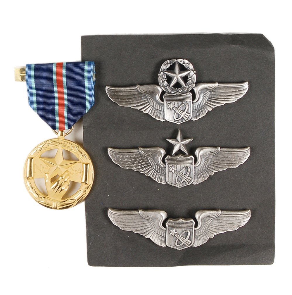 Lot #826 NASA Medals and Wings