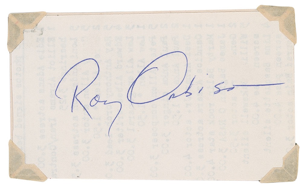 Lot #910 Roy Orbison