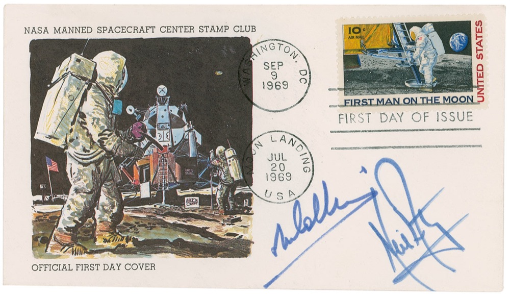 Lot #397 Neil Armstrong and Michael Collins