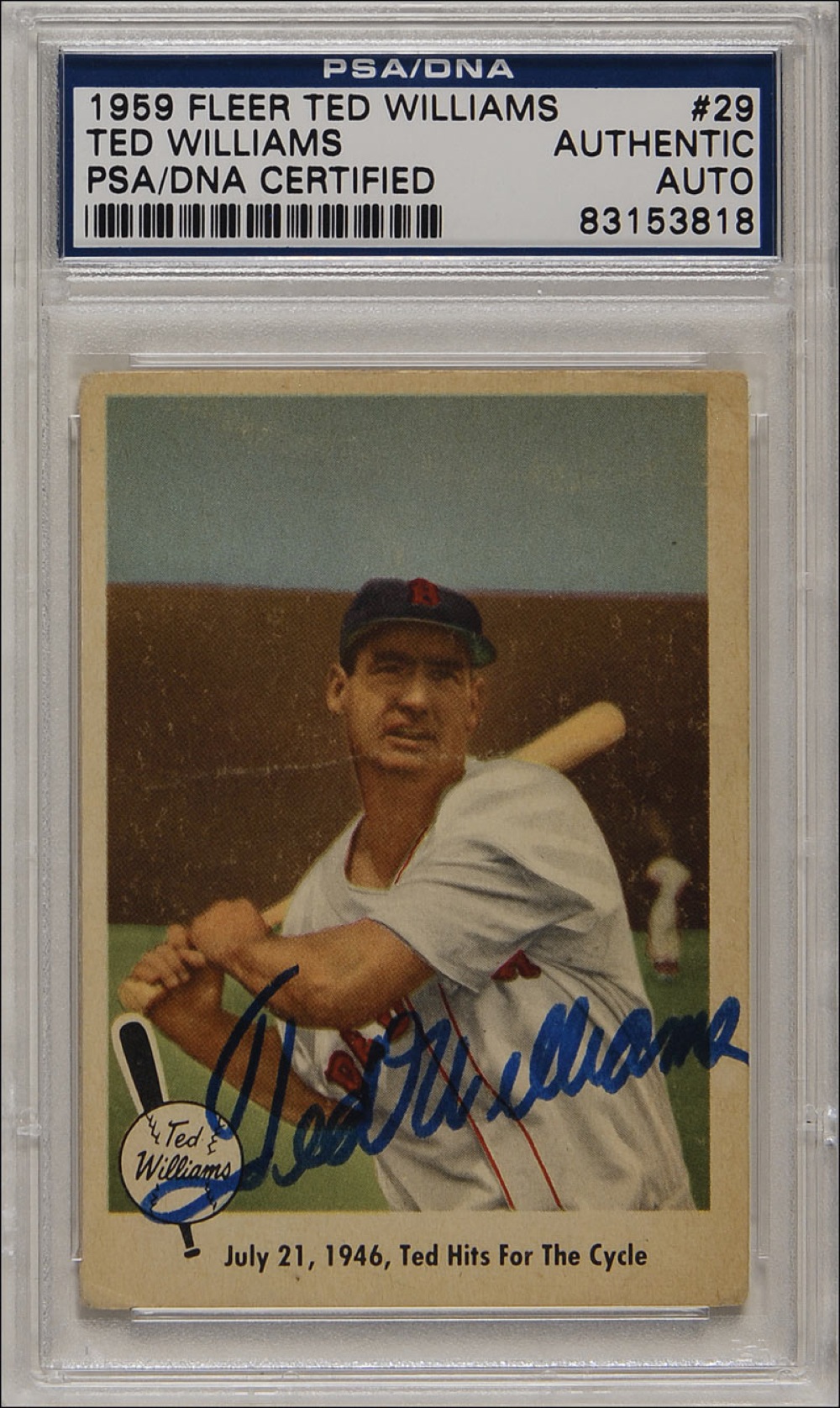 Lot #1552 Ted Williams