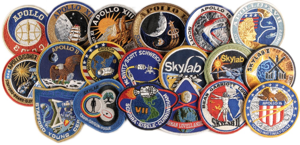 Lot #820 Mission Patches