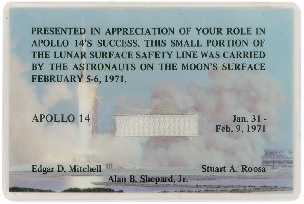 Lot #553 Apollo 14