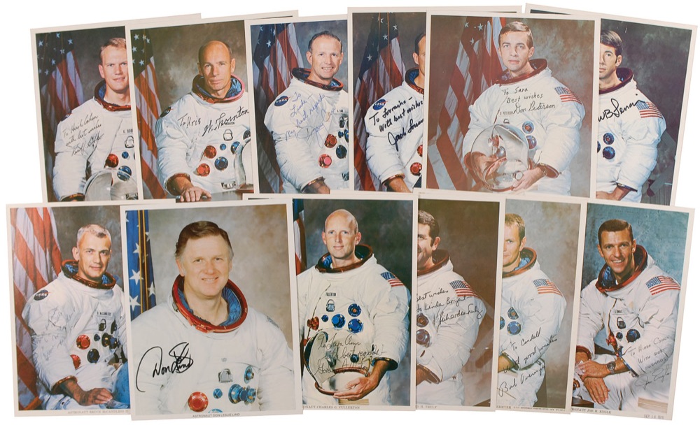Lot #830 NASA Astronauts