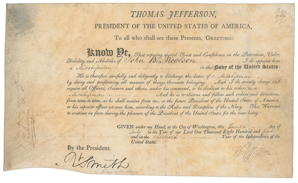 Lot #63 Thomas Jefferson