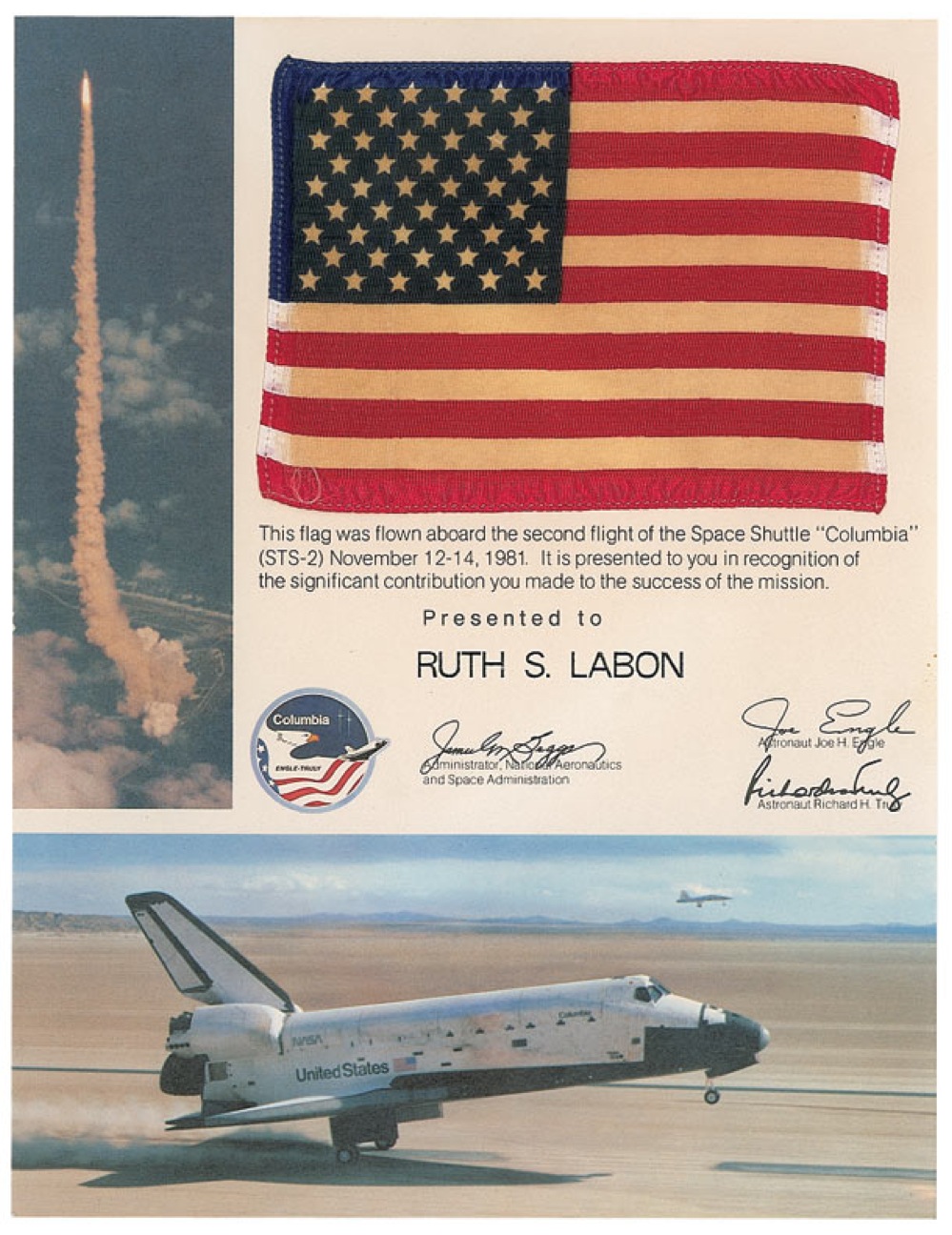 Lot #779 STS-2