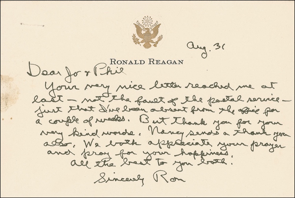 Lot #120 Ronald Reagan