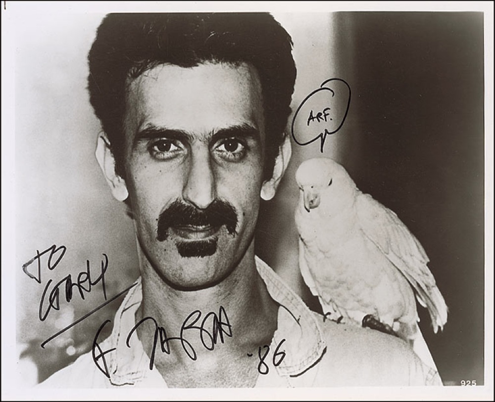 Lot #987 Frank Zappa
