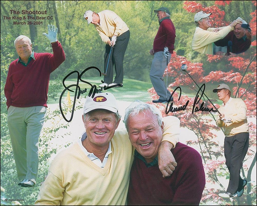 Lot #1539 Jack Nicklaus and Arnold Palmer