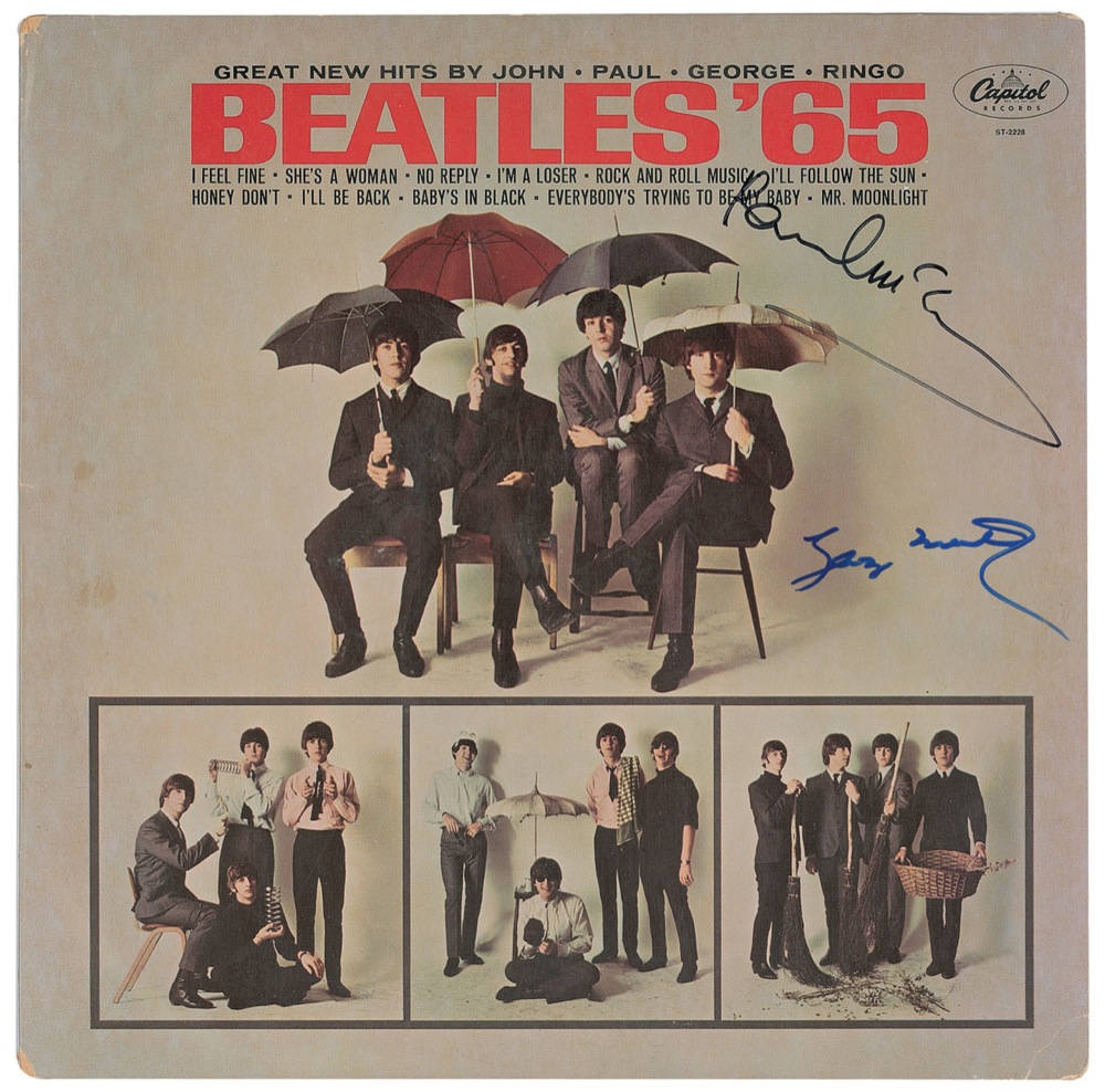 Lot #756 Beatles: Paul McCartney and George Martin