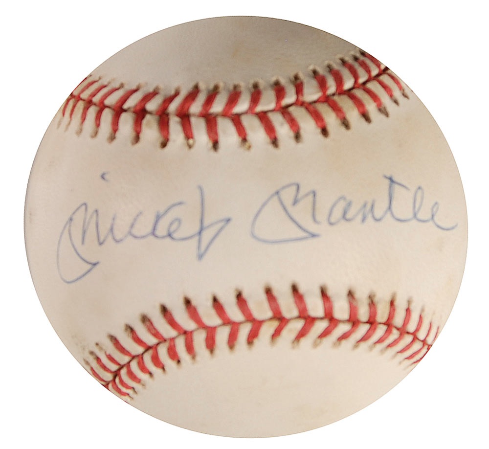Lot #1651 Mickey Mantle