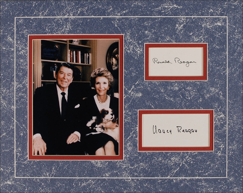 Lot #132 Ronald and Nancy Reagan